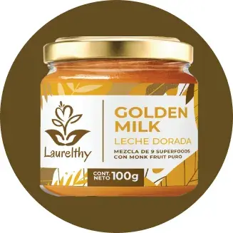 golden milk leche dorada laurelthy 